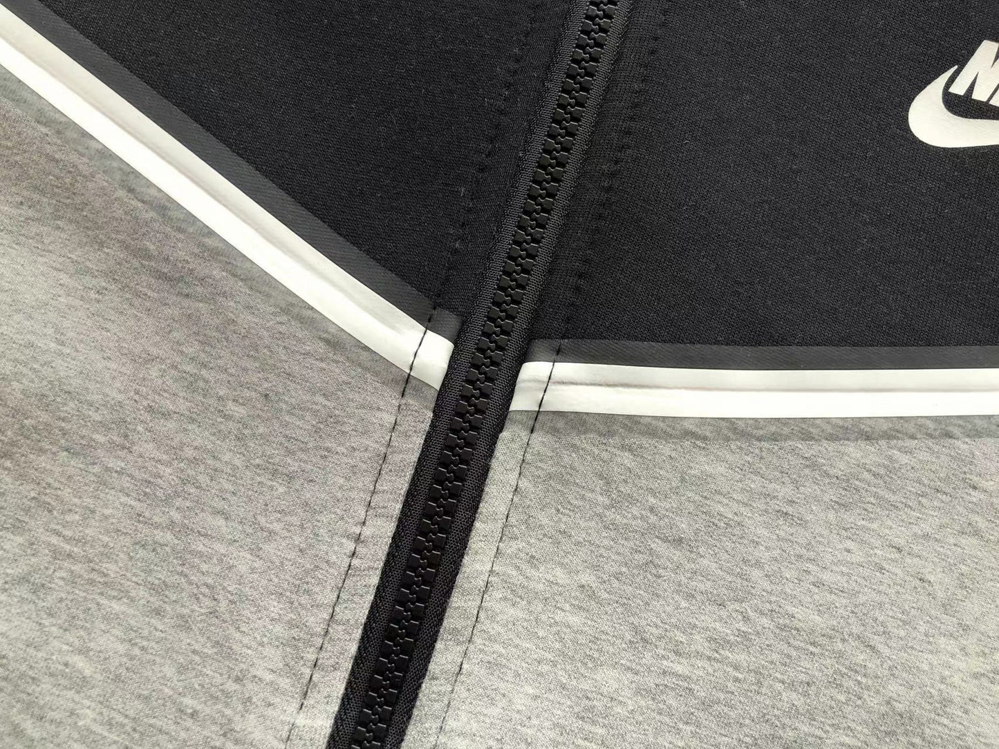 Men's Black & Grey Tech Fleece Tracksuit