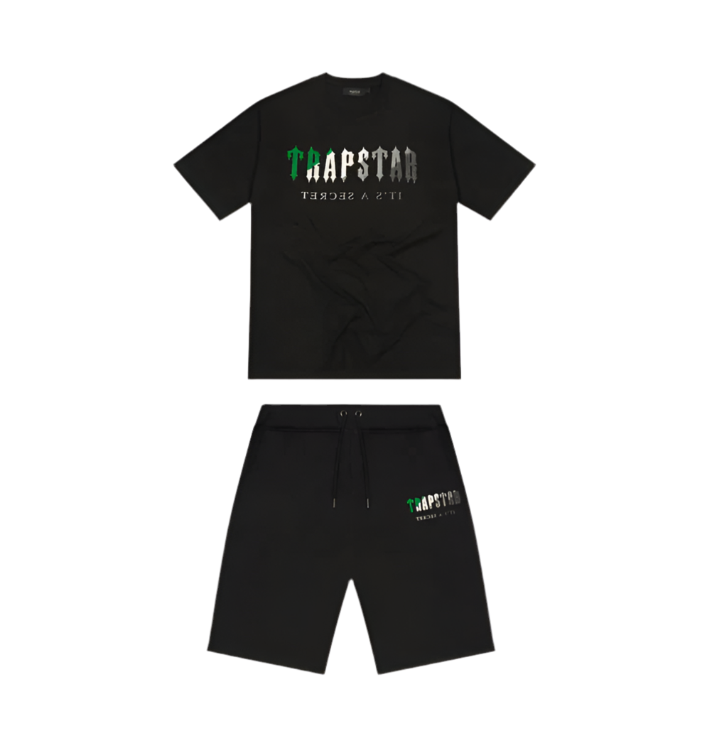 Trapstar Chenille Decoded T-shirt + Short Set