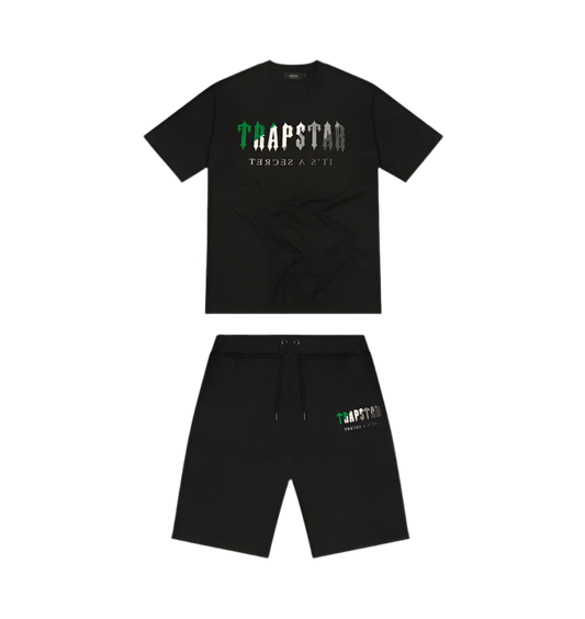 Trapstar Chenille Decoded T-shirt + Short Set