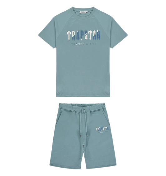 Trapstar Chenille Decoded T-shirt + Short Set