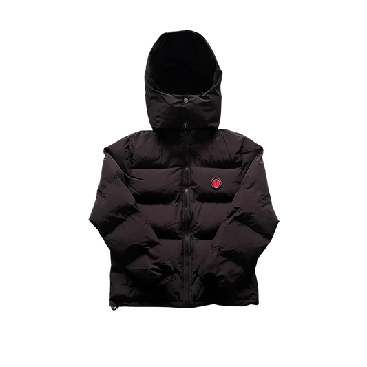 Trapstar Infrared Black Hooded Puffer Jacket