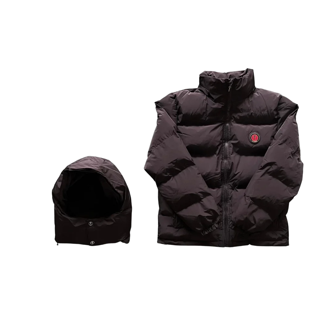 Trapstar Infrared Black Hooded Puffer Jacket