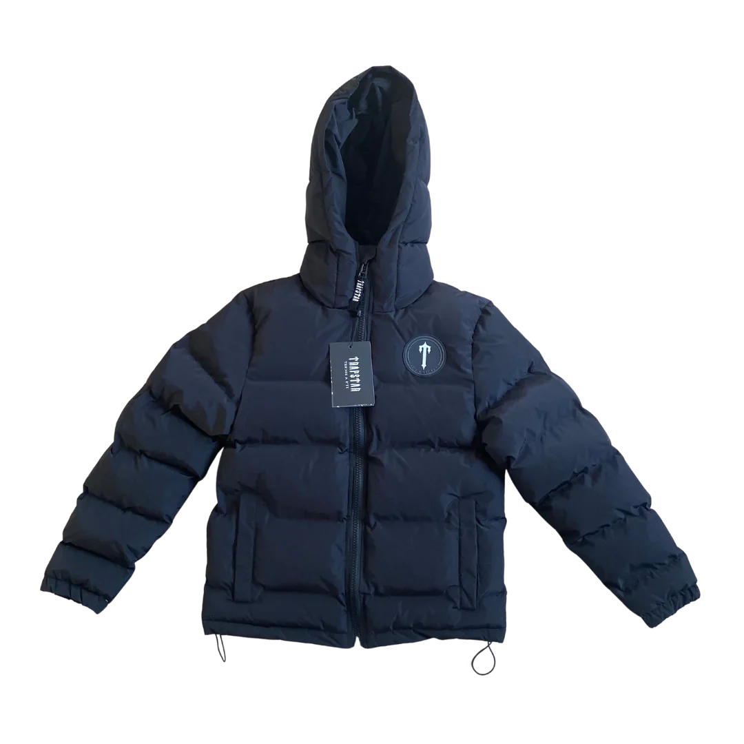 Trapstar Black Irongate Hooded Puffer Jacket AW20 (Old Season)