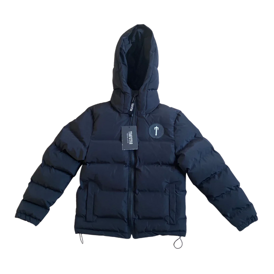 Trapstar Black Irongate Hooded Puffer Jacket AW20 (Old Season)