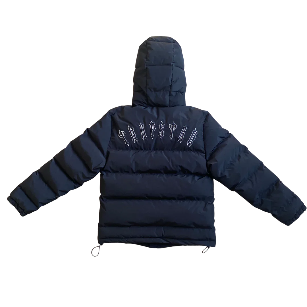 Trapstar Black Irongate Hooded Puffer Jacket AW20 (Old Season)