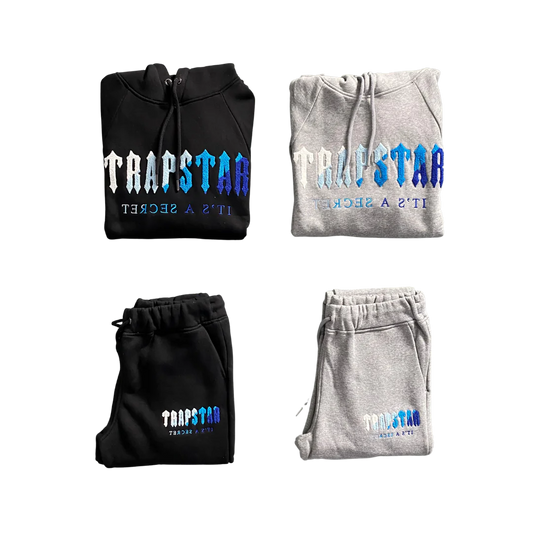 Trapstar Chenille Decoded Hooded Tracksuit - Ice