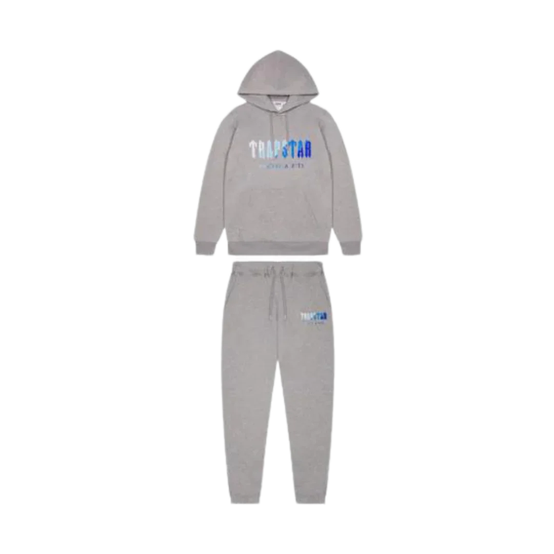 Trapstar Chenille Decoded Hooded Tracksuit - Ice