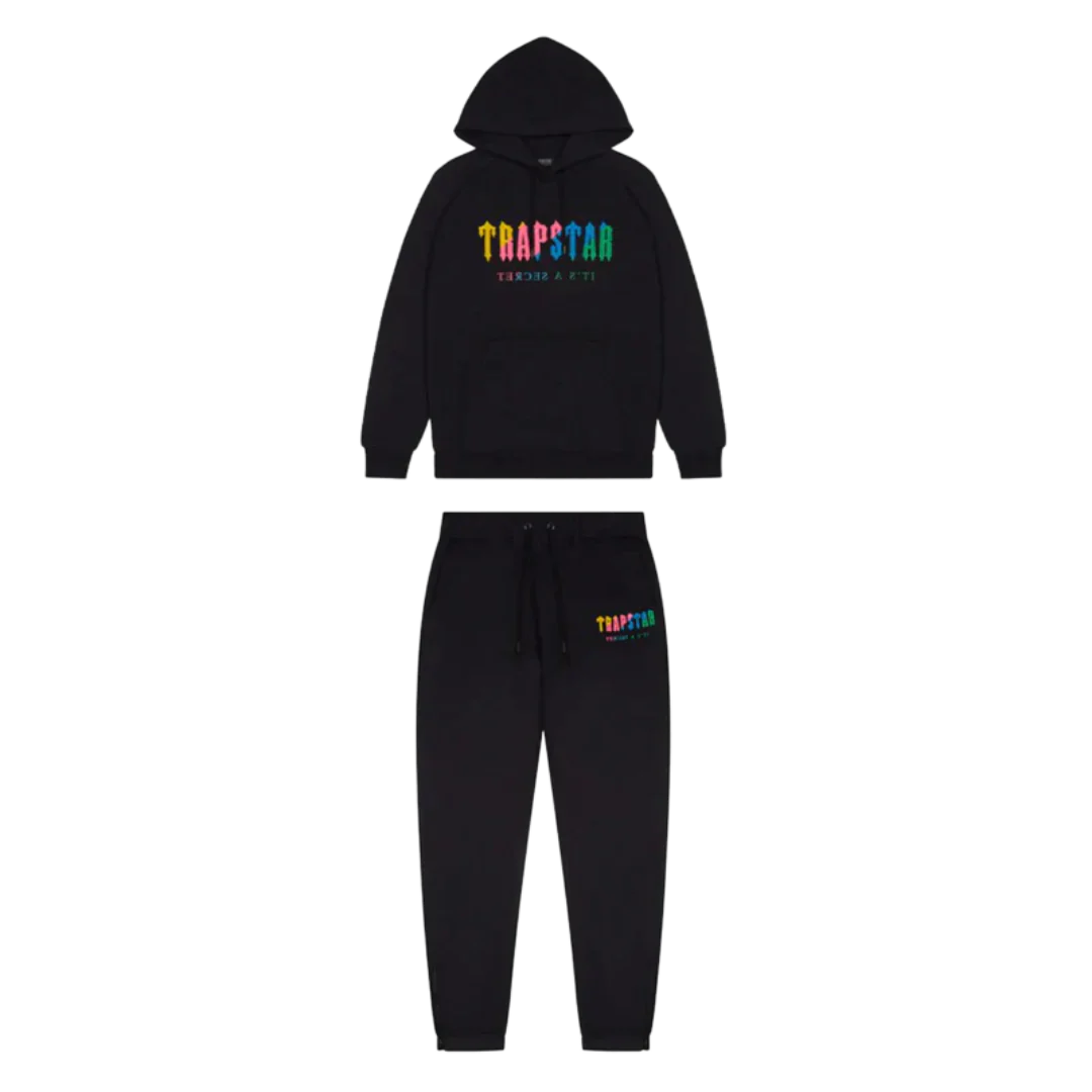 Trapstar Chenille Decoded Hooded Tracksuit - Candy