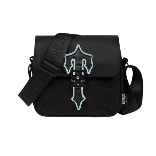 Trapstar Messenger Bag 1.0 Black/Ice Blue