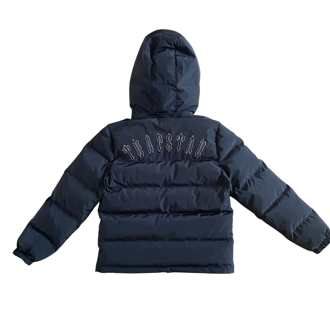 Trapstar Black Irongate Hooded Puffer Jacket