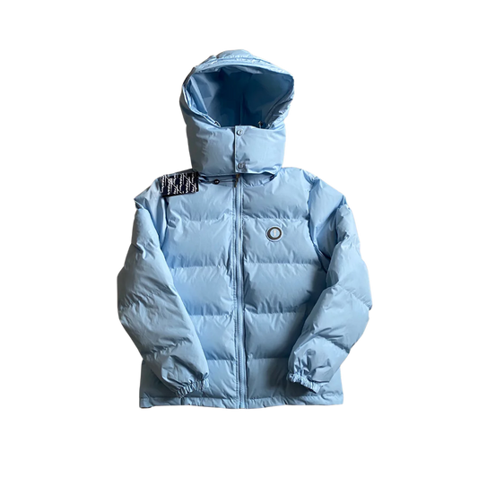 Trapstar Ice Blue Irongate Hooded Puffer Jacket