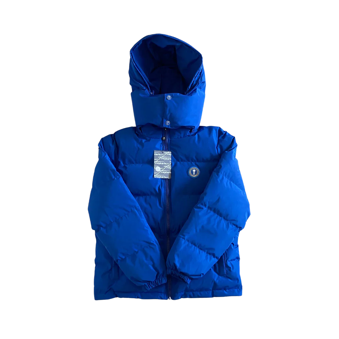 Dazzling Blue Irongate Hooded Puffer Jacket